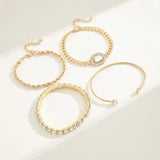 Lot de bracelets Domitia Calvina | or